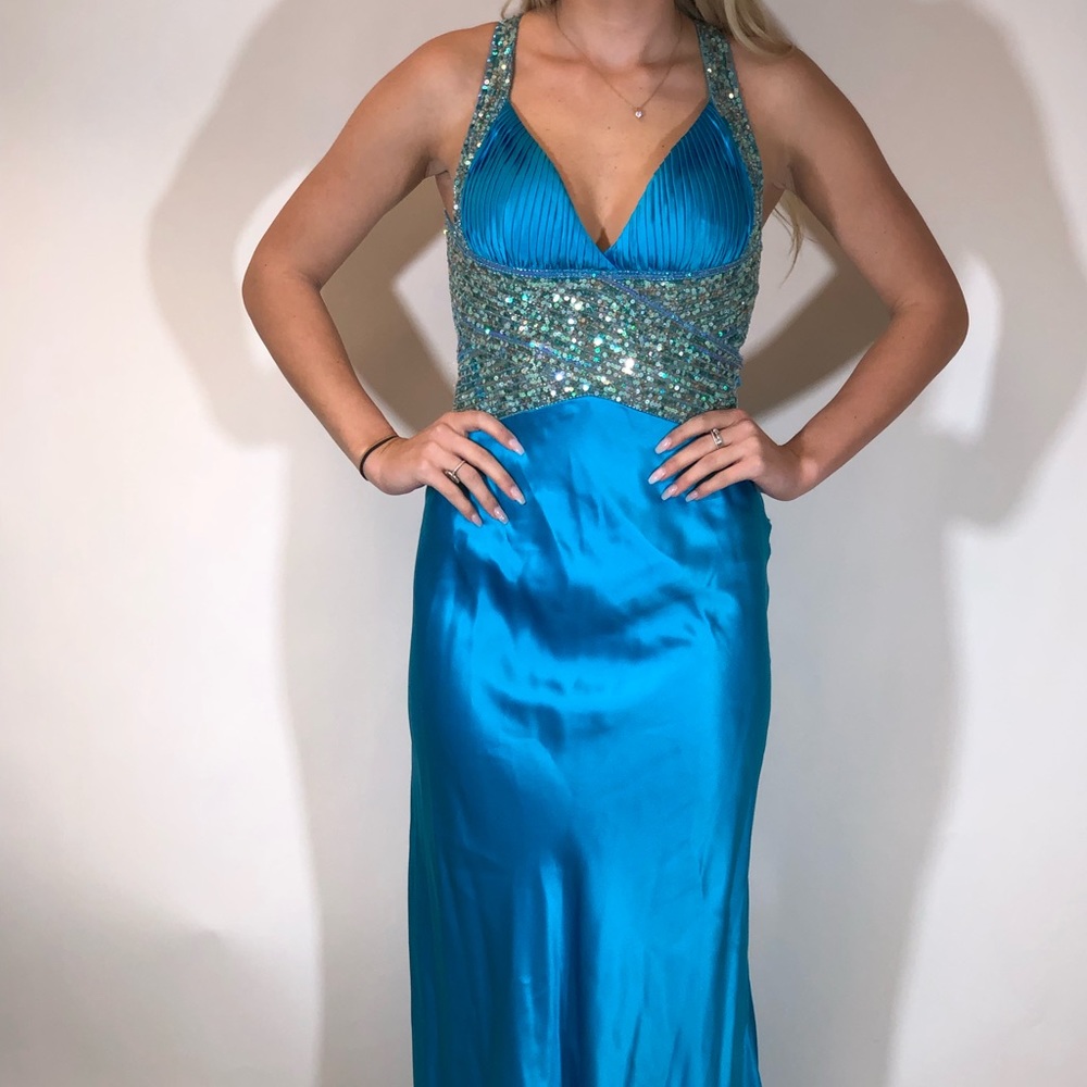 Turquoise Jovani Prom Dress